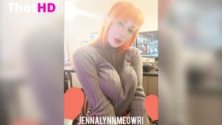 Jenna Lynn Meowri Braless