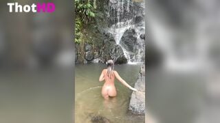 Mika Lafuente Nude Outdoor Bathing