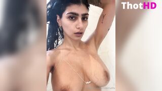 Mia Khalifa Nude Shower Selfie Video