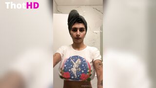 Mia Khalifa Shower Video OF
