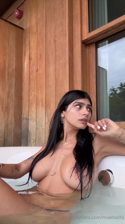 Mia Khalifa Topless Outdoor