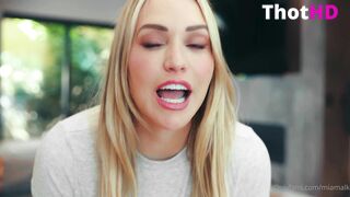Mia Malkova Halloween try on