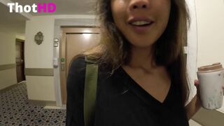 DaringKiara Elevator Risky Public Nudity Challenge
