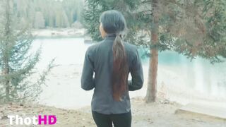 DaringKiara Embarrassing Public Lake Shore Masturbation