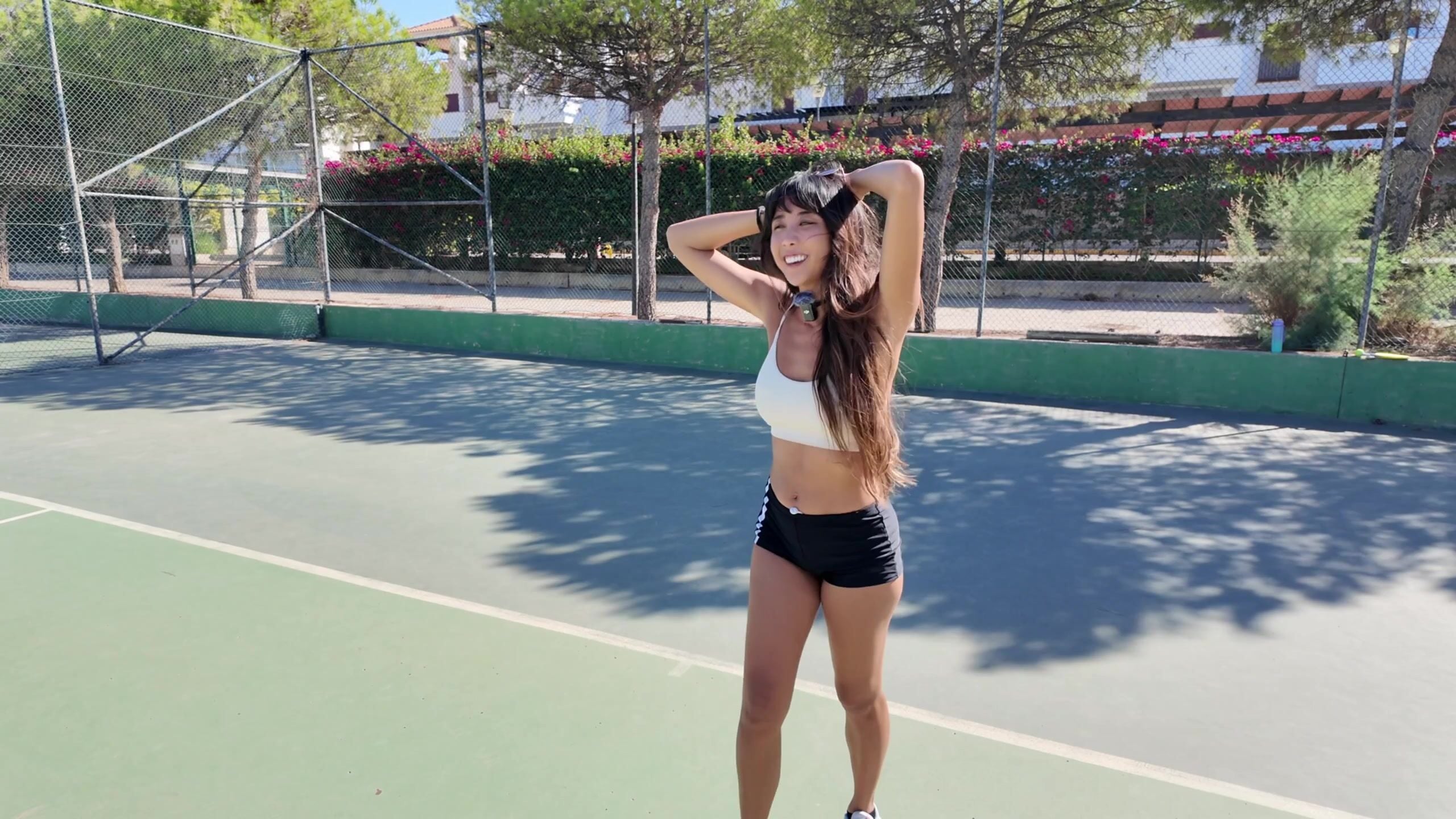 DaringKiara Naked Tennis