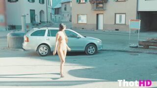 DaringKiara Public Anal Plug Enema in City Center