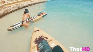 DaringKiara SUP Dildo Adventure in Portugal