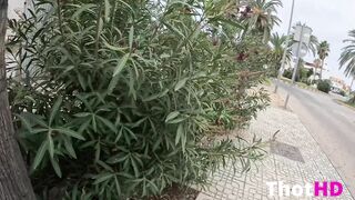 DaringKiara Walking Fully Nude in The Streets and Pee on The Road