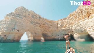 DaringKiara Public Cave Exploring and Masturbation
