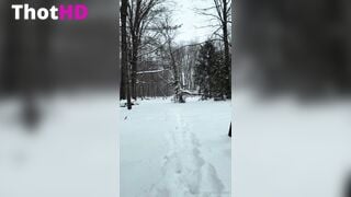 Cece Rose Outdoor Big Tits Flashing