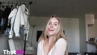 Caroline Zalog Lingerie Try On Haul