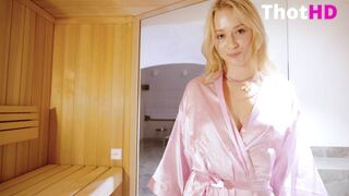 Littlepolishangel Sauna Dildo Squirt