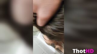 Tinydevil10 Shower Blowjob
