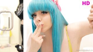 Momokun New Maron BG Blowjob + Cumshot