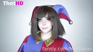 Momokun Pomni Showing You Her Very Special Talents