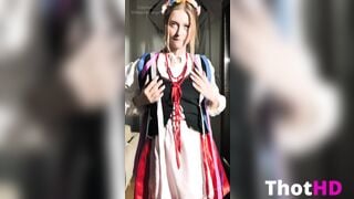 Lena Polanski Fingering Clothed