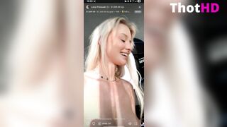 Lena Polanski OF Live Stream Dildo Masturbation
