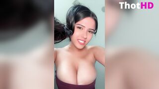 Strawberry Tabby Big Tits Bounce Under