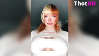 xinia_official Braless Bounce Tongue