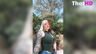 xinia_official Outdoor Flashing And Masturbating