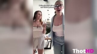 ema.santi braless shaking her tits