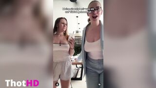 ema.santi braless shaking her tits