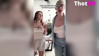 ema.santi braless shaking her tits