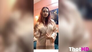 Aditi Mistry Live Tits Lingerie