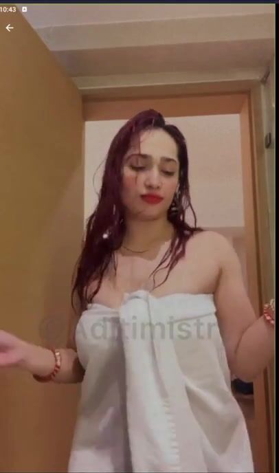 Aditi Mistry Towel Drop