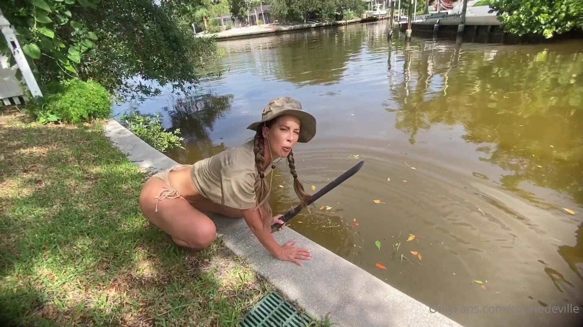 Cherie DeVille And Dani Daniels Crocodile Hunt