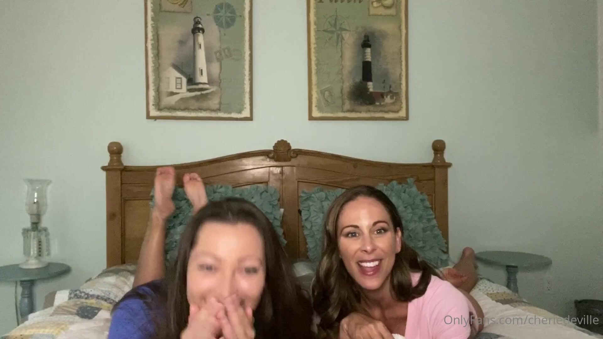 Cherie DeVille And Dani Daniels Slumber Party