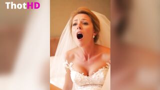 Bride has an intense Orgasm