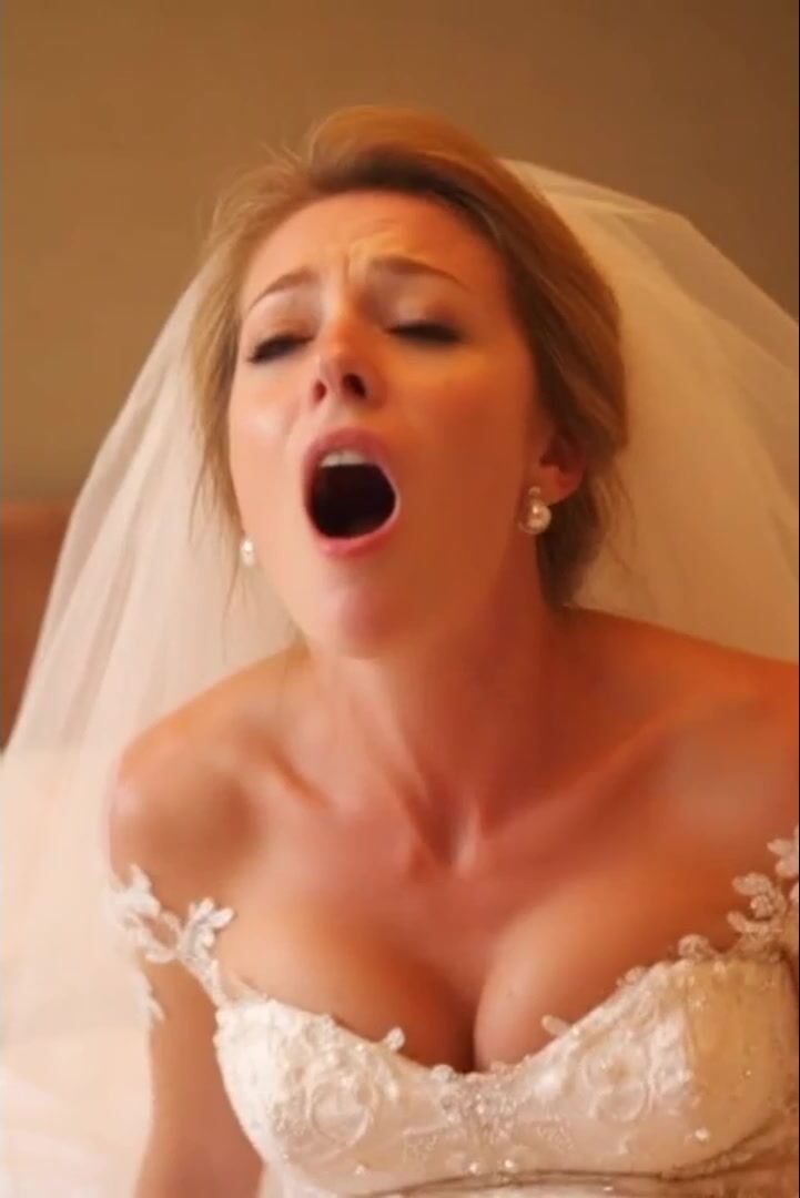Bride has an intense Orgasm