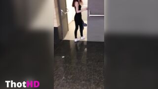 Reislin Classmate Swallow Cum after School in the Mall