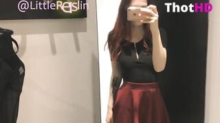 Reislin Hottie Teen was Caught twice while Masturbating in Fitting Room