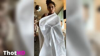 Violet Summers Getting Ready for the Day Morning Pee
