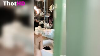 Violet Summers Getting Ready for the Day Morning Pee