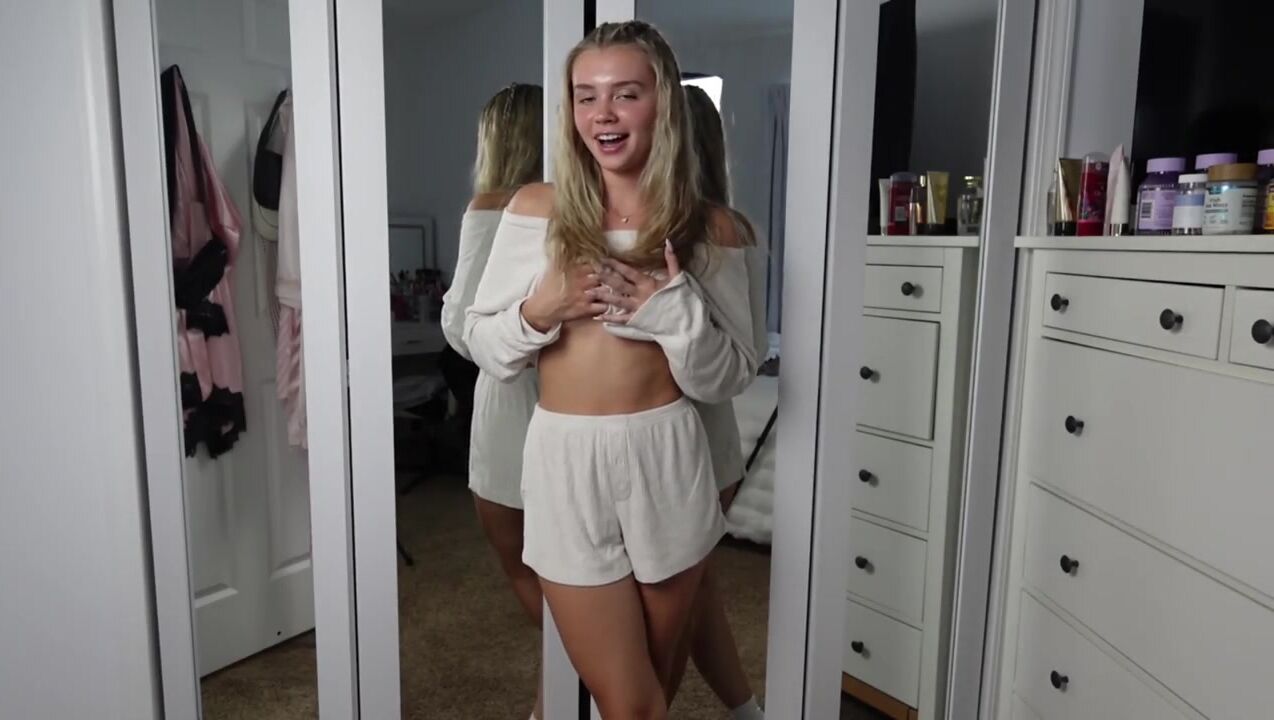 Angel Polikarpova Flashing Her Tits Nip Slip