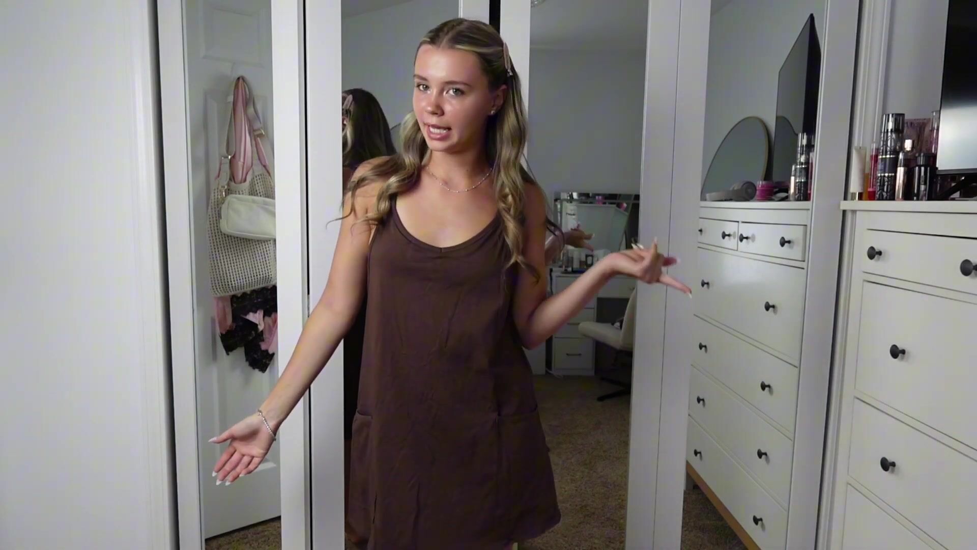 Angel Polikarpova Amazon Try On Haul dresses, shorts, tops
