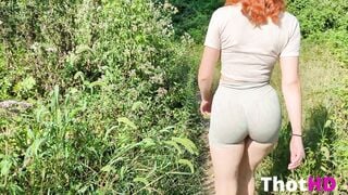 Mira Love Got caught while I was fucking a beautiful girl in the woods