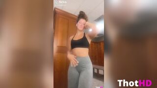 scarbabyxo TikTok leggings butt