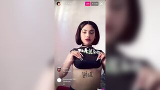 Pao Marquez Instagram live stream flashing tits