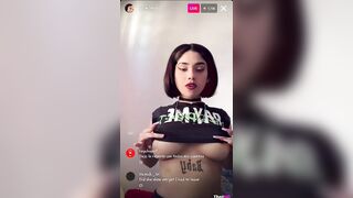 Pao Marquez Instagram live stream flashing tits