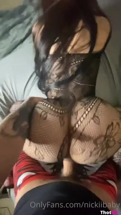 Nickiibaby Hot Bodystocking Doggy Fucking