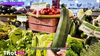 French Woman, take a Vegetable in the Pussy Aphrodixia