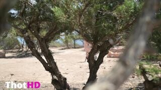 Bralessforever  Cassandra Nude Hike