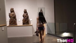 Littlesubgirl Busted By Security