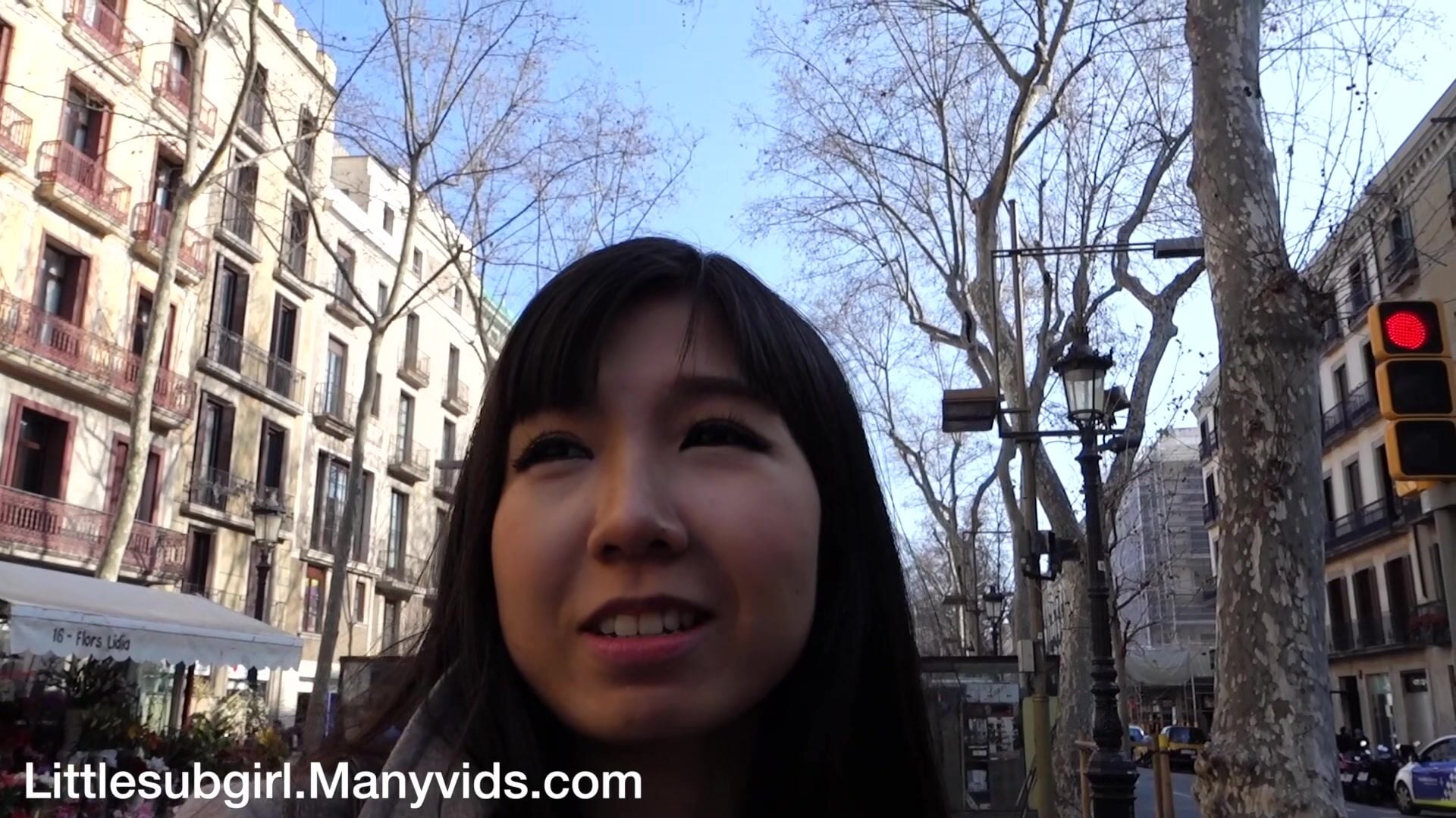 Littlesubgirl Naked In Restaurant Flash Crowded City