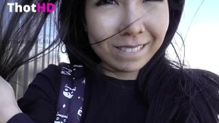 Littlesubgirl Restaurant Public Facial, Cum Walk Squirting!