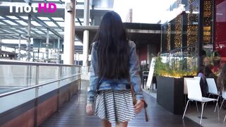 Littlesubgirl Slutty Asian Squirts On Restaurant Table